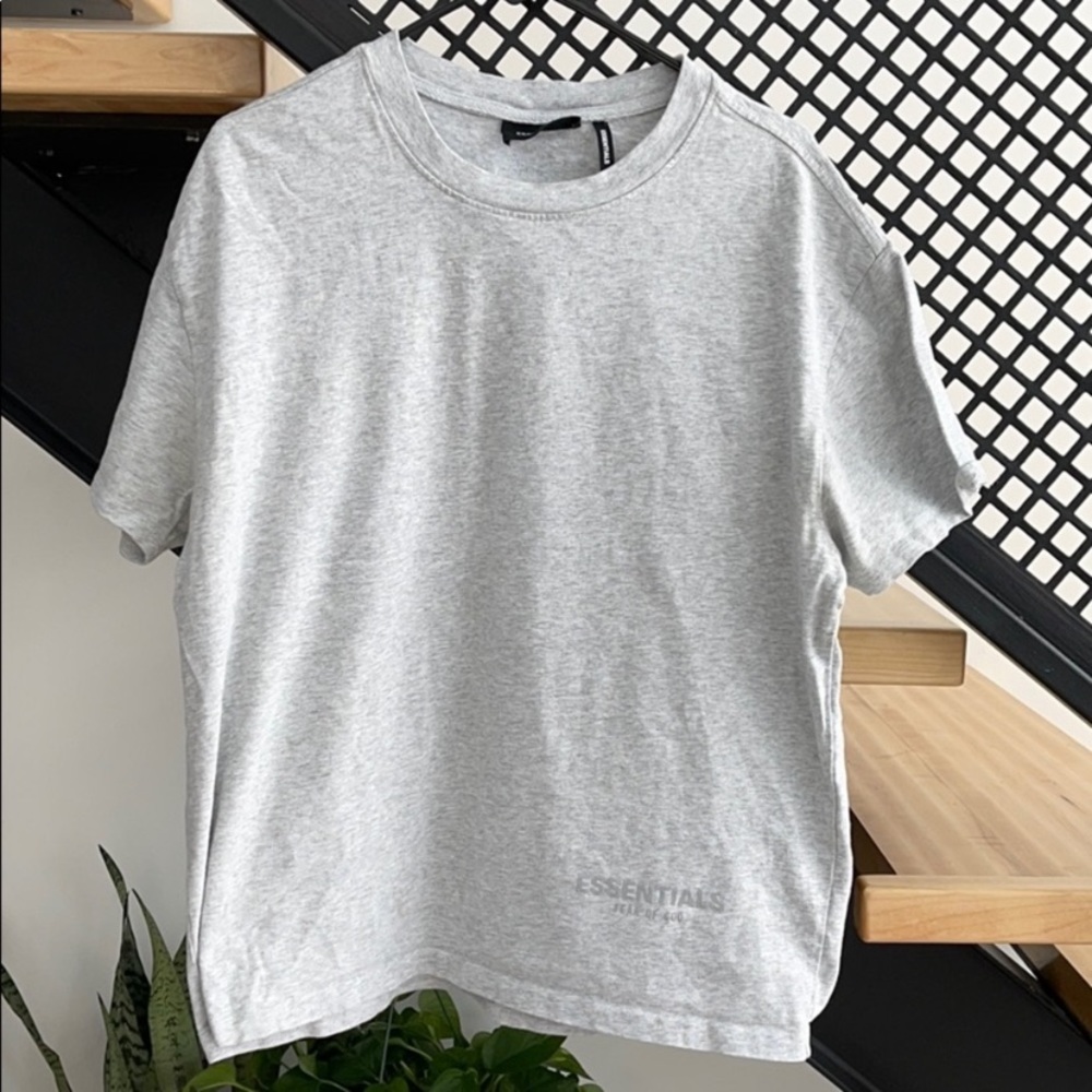Fear of God Essentials Tee Grey (#105))